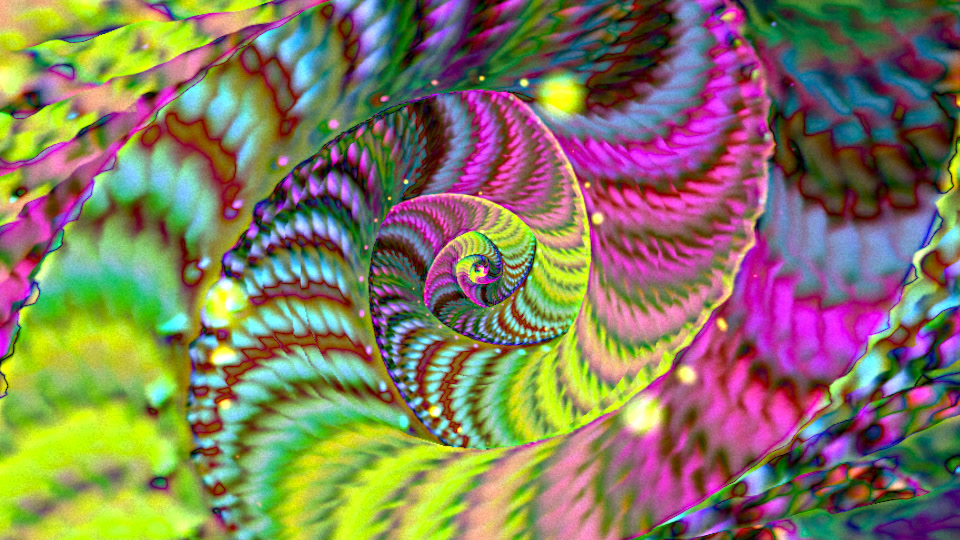 Spiral of Light, an actual MilkDrop frame